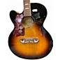 Used 2023 Epiphone J-200 EC 2 Tone Sunburst Acoustic Electric Guitar