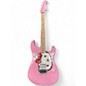 Used Squier Hello Kitty Stratocaster Single Hum Pink With Kitty Pickguard Pink Solid Body Electric Guitar thumbnail