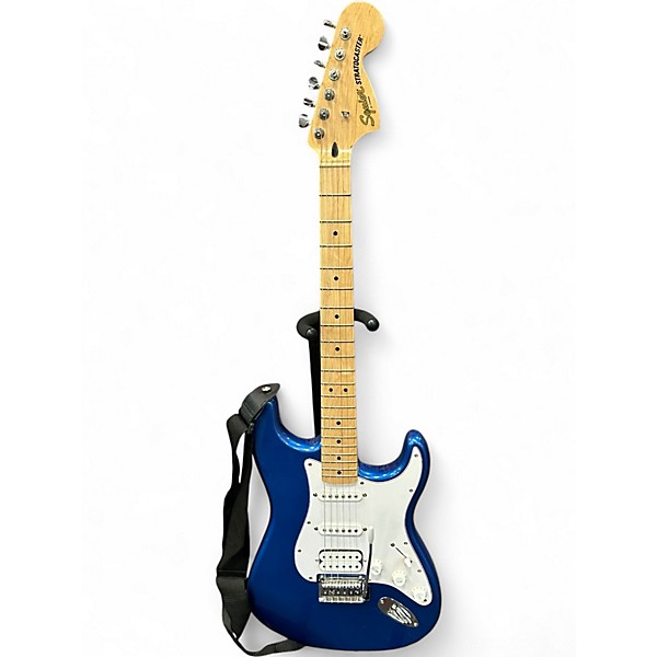 Used Squier Stratocaster HSS Lake Placid Blue Solid Body Electric Guitar