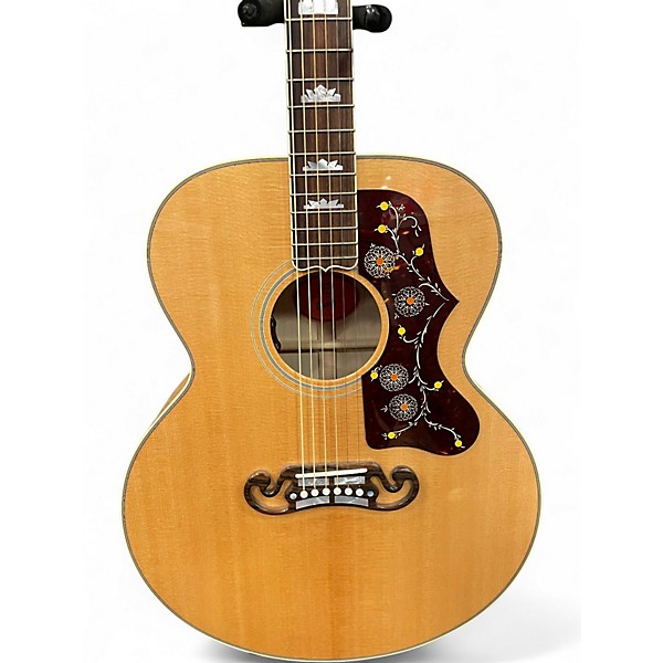Used Gibson SJ-200 Natural Acoustic Electric Guitar
