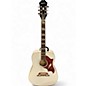 Used Epiphone Dove Pro Alpine White Acoustic Electric Guitar thumbnail