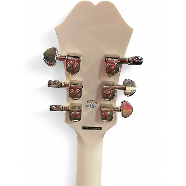 Used Epiphone Dove Pro Alpine White Acoustic Electric Guitar