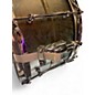 Used Pork Pie 7X13 Brass Patina Snare Patina Drum