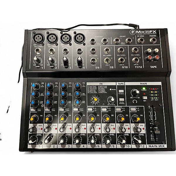 Used Mackie Mix12fx Unpowered Mixer