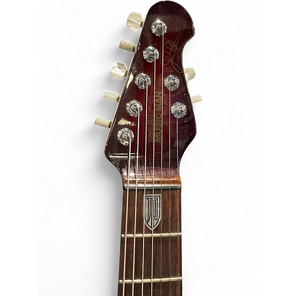 Used Ernie Ball Music Man John Petrucci Signature JP7 Burgandy Solid Body Electric Guitar