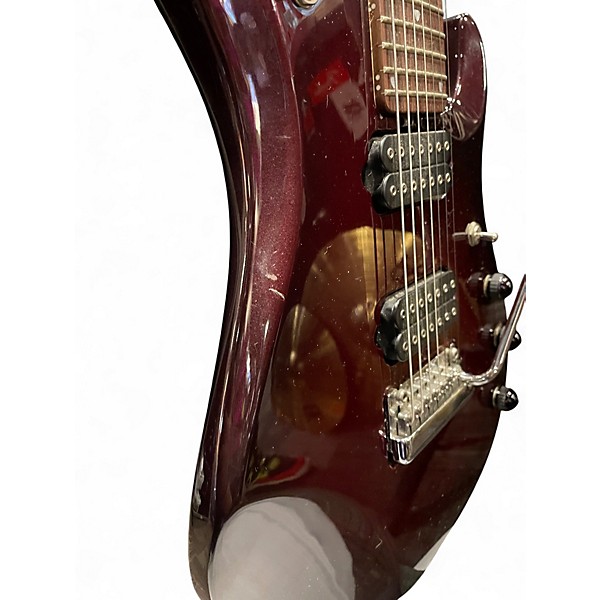Used Ernie Ball Music Man John Petrucci Signature JP7 Burgandy Solid Body Electric Guitar