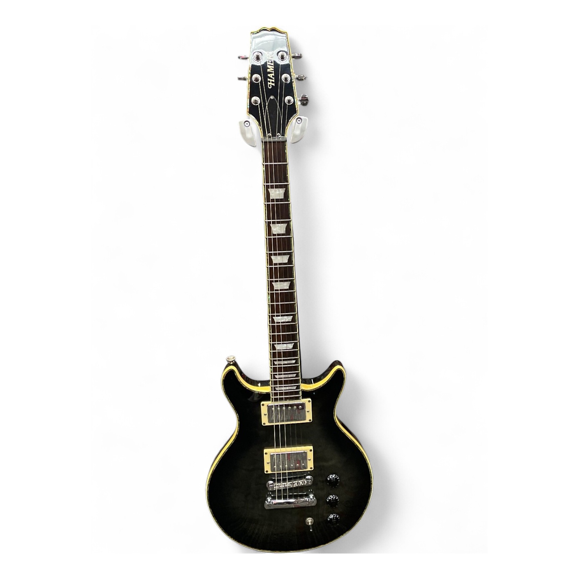 HAMER XTシリーズ ブラックエレキギター Used Hamer XT Trans Black Solid Body Electric Guitar Trans Black