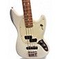 Used Fender Player Mustang Bass PJ Trans White Electric Bass Guitar