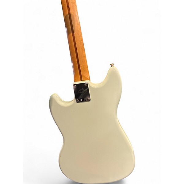 Used Fender Player Mustang Bass PJ Trans White Electric Bass Guitar