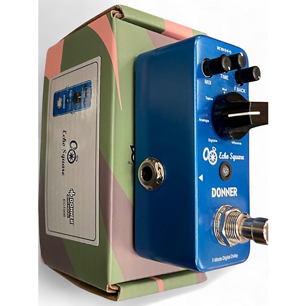 Used Donner echo square Effect Pedal