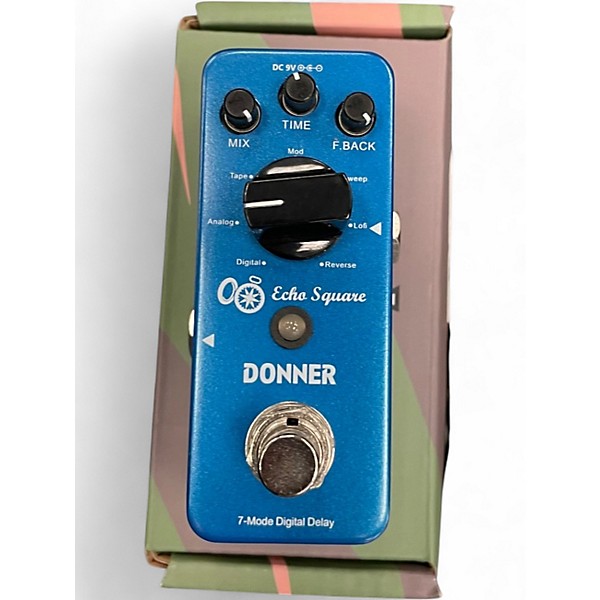 Used Donner echo square Effect Pedal