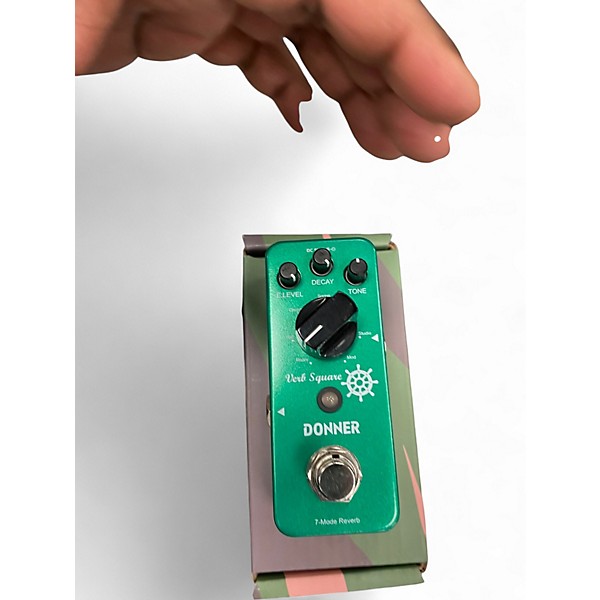 Used Donner verb square Effect Pedal