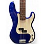 Used Squier Affinity Precision Bass Blue Electric Bass Guitar
