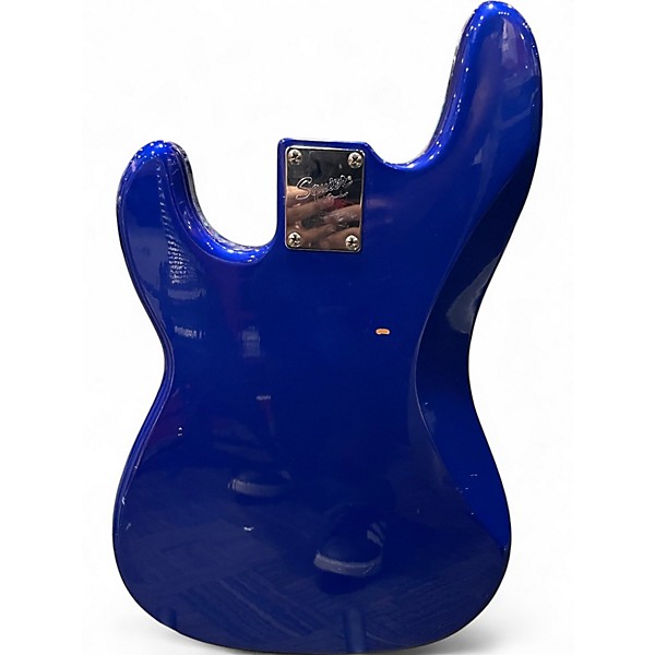 Used Squier Affinity Precision Bass Blue Electric Bass Guitar