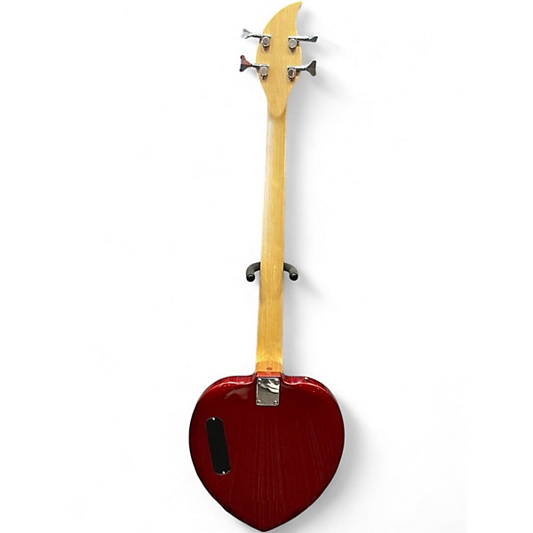 Used Daisy Rock Heart Breaker Red Electric Bass Guitar