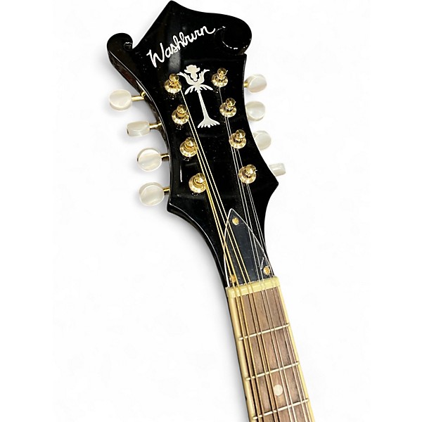 Used 2010s Washburn M1SDLB A-style Mandolin Black Mandolin
