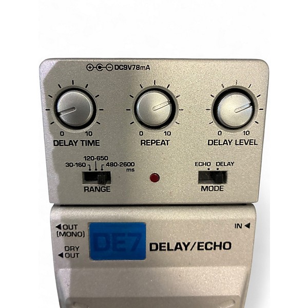 Used Ibanez DE7 Delay/Echo Effect Pedal