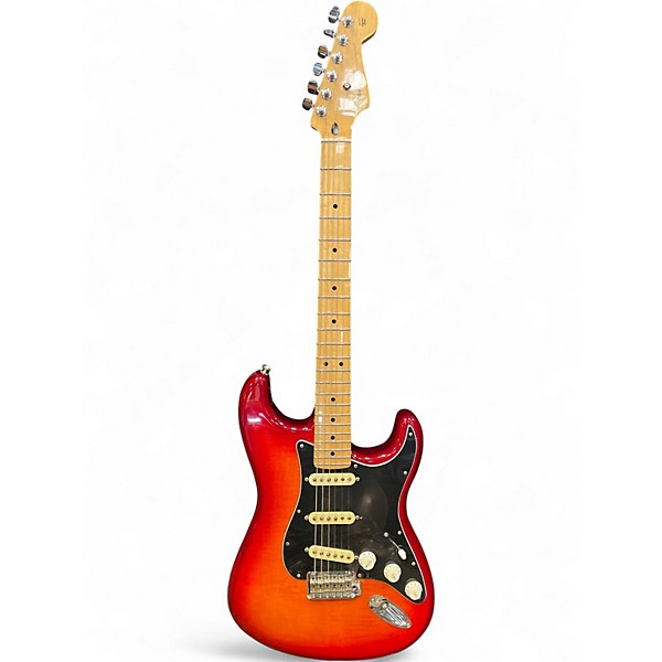 Used Fender Player Plus Stratocaster Plus Top Aged Cherry Burst Solid Body Electric Guitar
