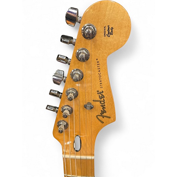 Used Fender Player Plus Stratocaster Plus Top Aged Cherry Burst Solid Body Electric Guitar