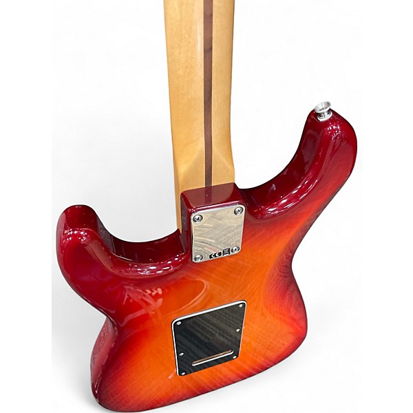 Used Fender Player Plus Stratocaster Plus Top Aged Cherry Burst Solid Body Electric Guitar
