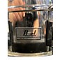Used Pearl 14in Taiwan Steel Shell Band Snare Drum with Hard Case and Mute Chrome Drum