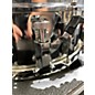 Used Pearl 14in Taiwan Steel Shell Band Snare Drum with Hard Case and Mute Chrome Drum