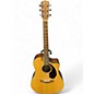 Used Fender CD60SCE Dreadnought Natural Acoustic Electric Guitar thumbnail