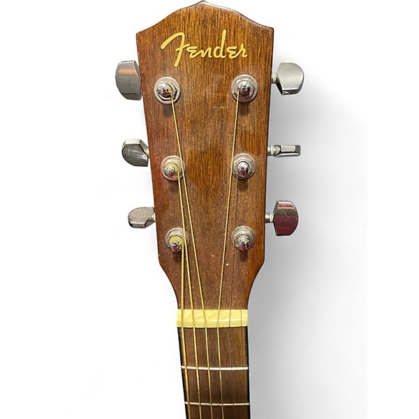 Used Fender CD60SCE Dreadnought Natural Acoustic Electric Guitar