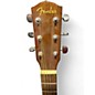 Used Fender CD60SCE Dreadnought Natural Acoustic Electric Guitar