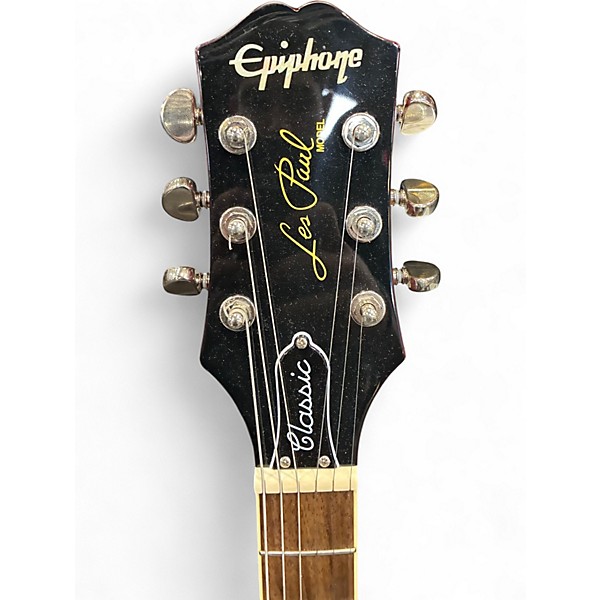 Used Epiphone Les Paul Classic 2 Color Sunburst Solid Body Electric Guitar