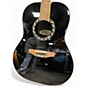 Used 2010 Applause AA21 Black Acoustic Guitar