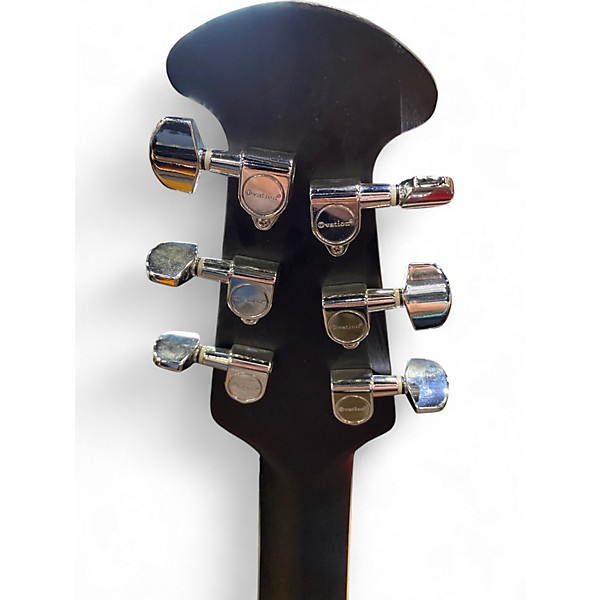 Used 2010 Applause AA21 Black Acoustic Guitar