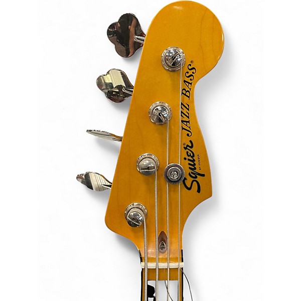 Used Squier Classic Vibe 70s Jazz Bass Natural Electric Bass Guitar