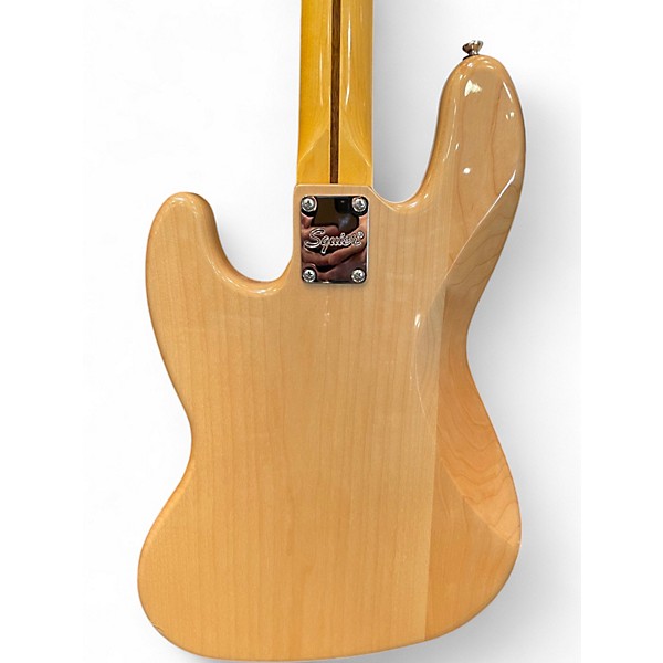 Used Squier Classic Vibe 70s Jazz Bass Natural Electric Bass Guitar