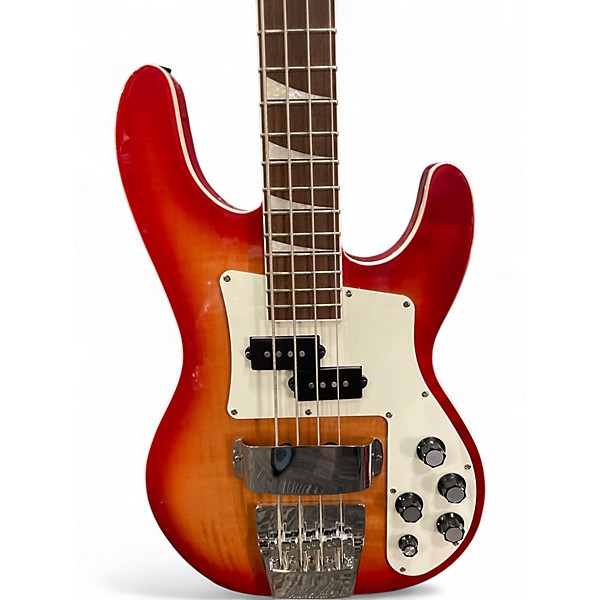 Used Jackson CBXNT DX IV Fireburst Electric Bass Guitar