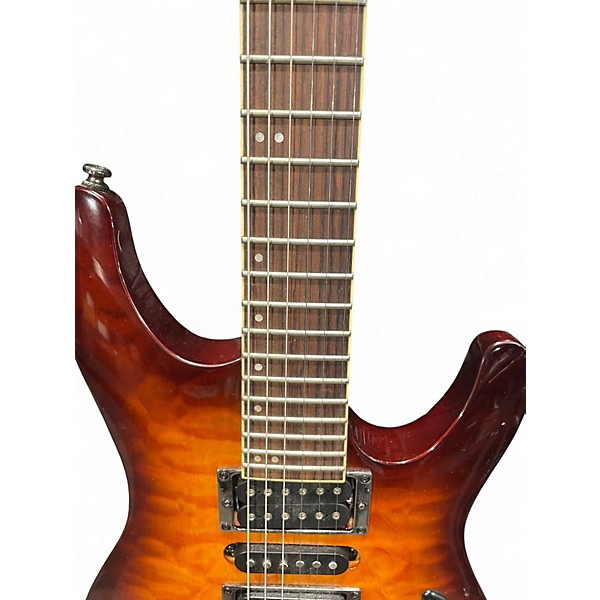 Used 2016 Ibanez s670qm dragons eye Solid Body Electric Guitar