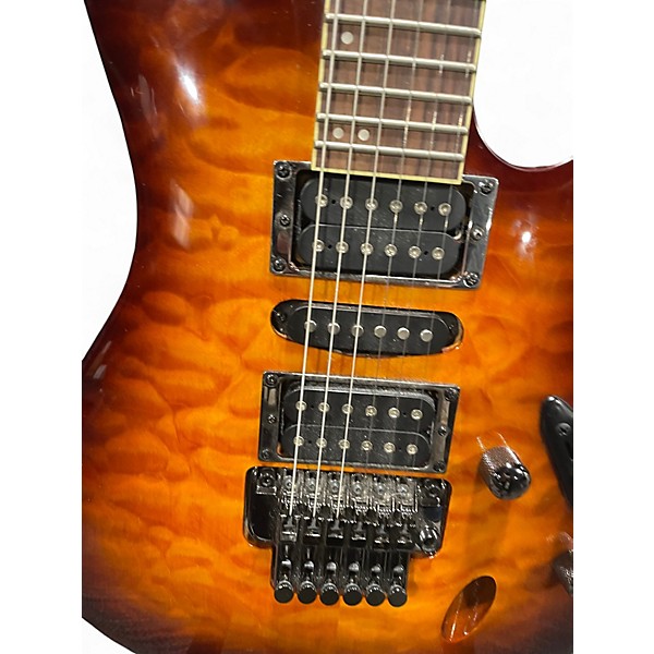 Used 2016 Ibanez s670qm dragons eye Solid Body Electric Guitar