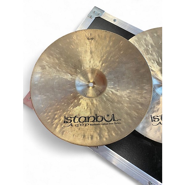 Used Istanbul Agop 14in Traditional Regular Hi Hat Pair Cymbal