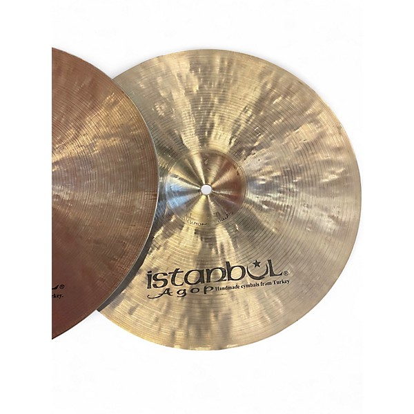 Used Istanbul Agop 14in Traditional Regular Hi Hat Pair Cymbal