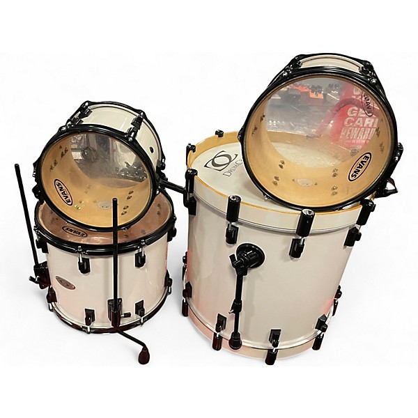 Used Drum Craft 4 Piece Series 6 Alpine White Drum Kit