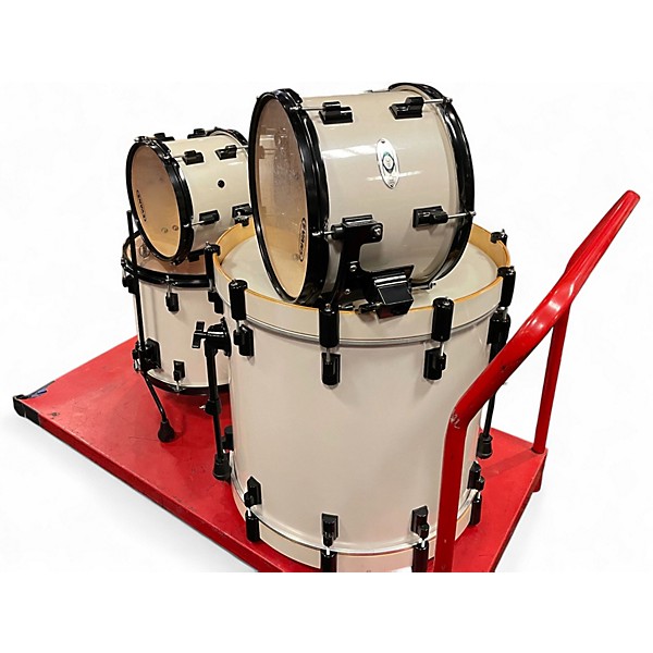 Used Drum Craft 4 Piece Series 6 Alpine White Drum Kit