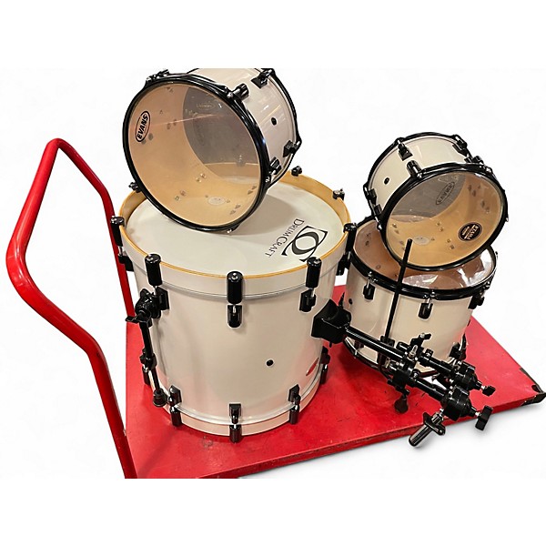 Used Drum Craft 4 Piece Series 6 Alpine White Drum Kit