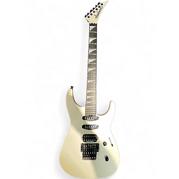 Used Jackson Soloist SL3 Pearl White Solid Body Electric Guitar