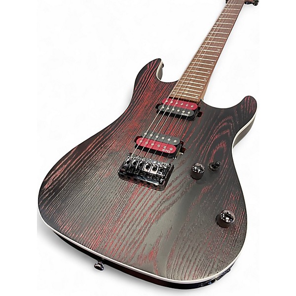 Used Cort KX300 ETCHED RED AND BLACK Solid Body Electric Guitar