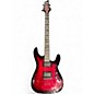 Used Schecter Guitar Research Demon 6 Crimson Red Burst Solid Body Electric Guitar thumbnail