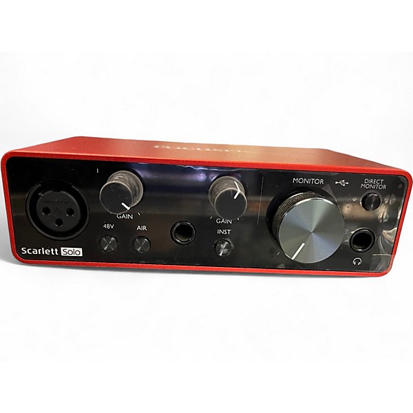 Used Focusrite Scarlett Solo Gen 3 Audio Interface