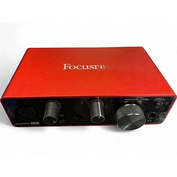 Used Focusrite Scarlett Solo Gen 3 Audio Interface