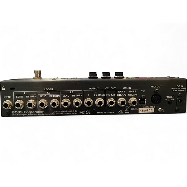 Used BOSS MS3 Multi Effects Switcher Effect Processor