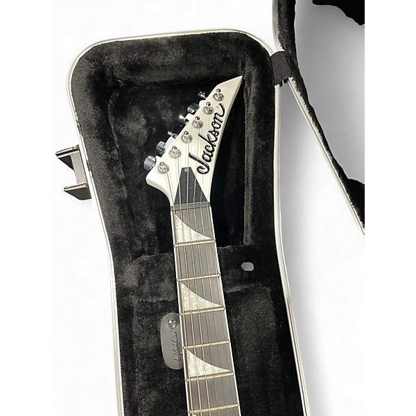 Used Jackson KVMGQ PRO KING Arctic White Solid Body Electric Guitar