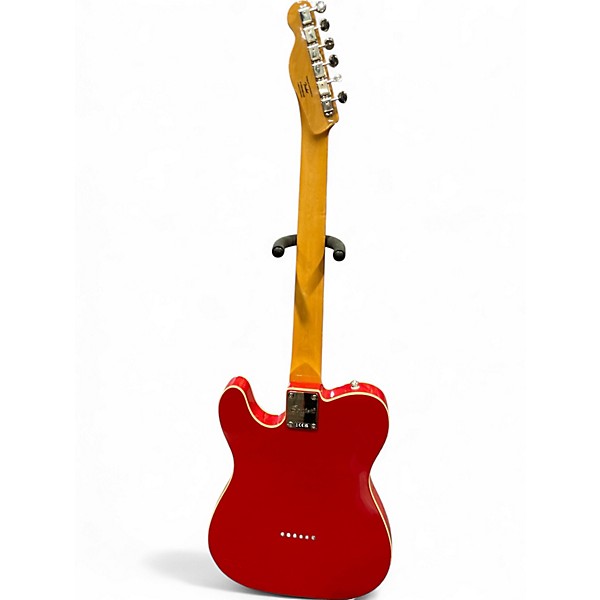 Used Squire CUSTOM ESQUIRE Red Solid Body Electric Guitar